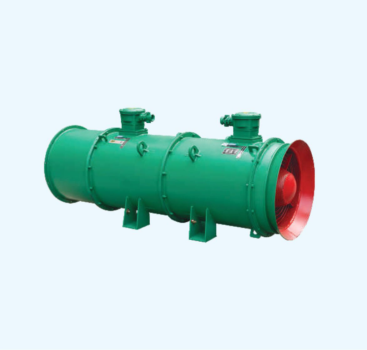 Вентиляторы шахтные местного проветривания типа FBD с электроприводом 2×5,5..55кВт